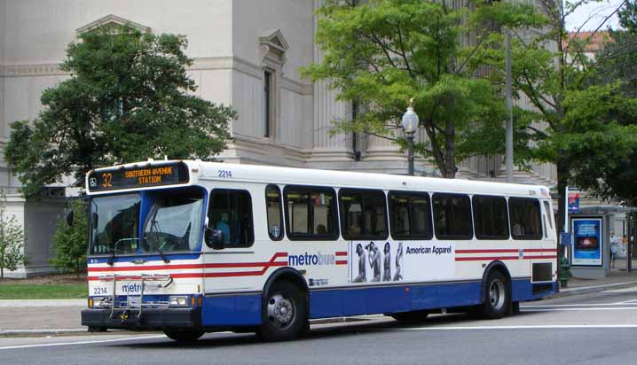 WMATA Metrobus Orion V 2214